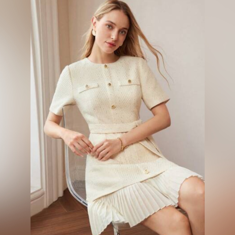 Elegant Shein‎ tweed dress small